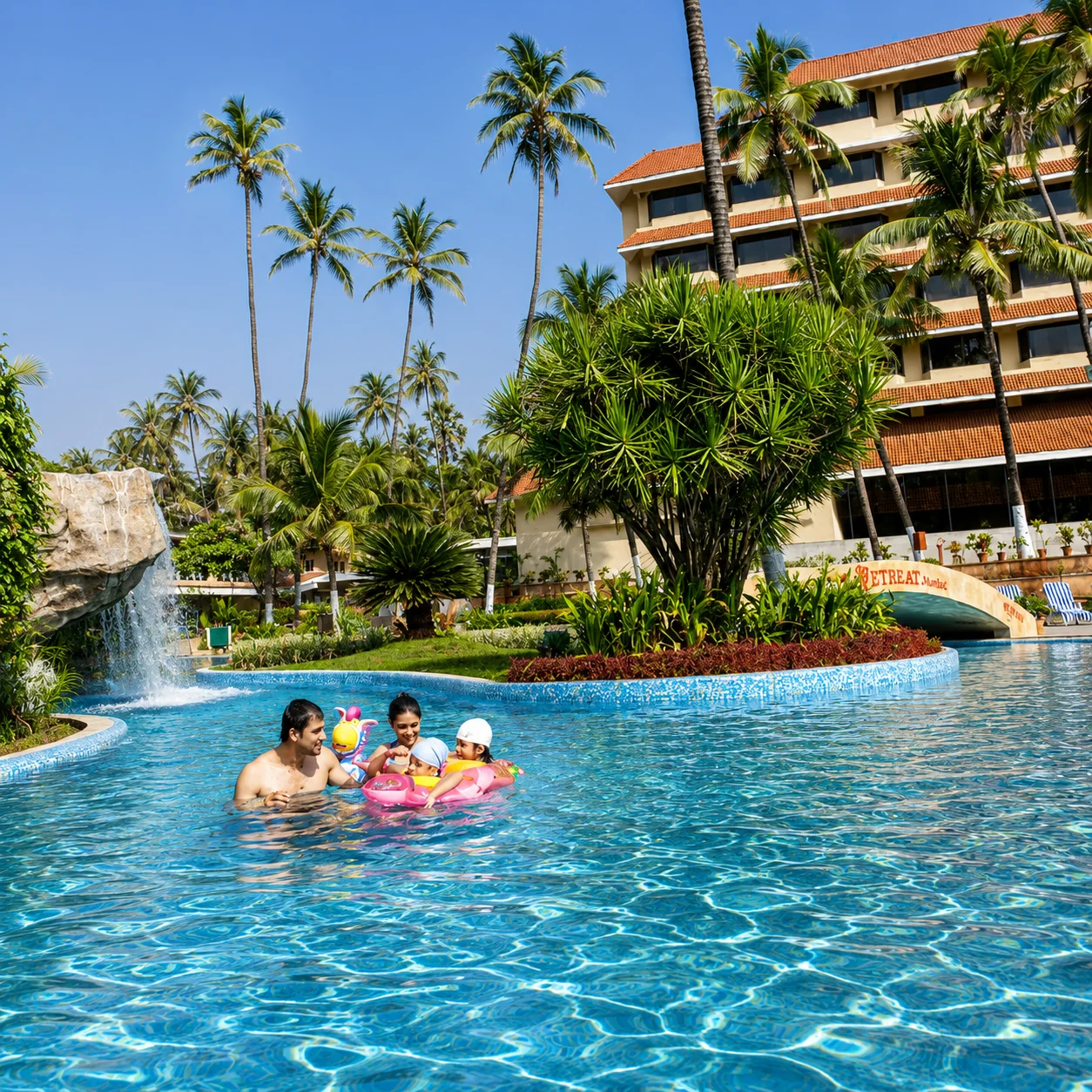 Open-air Jacuzzi at The Retreat